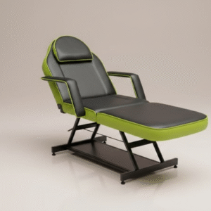 Professional Adjustable Tattoo Bed with Armrests | Tattoo Studio Treatment Bed