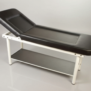 Professional Salon Facial Bed with Storage Shelf | Adjustable Beauty Treatment Bed