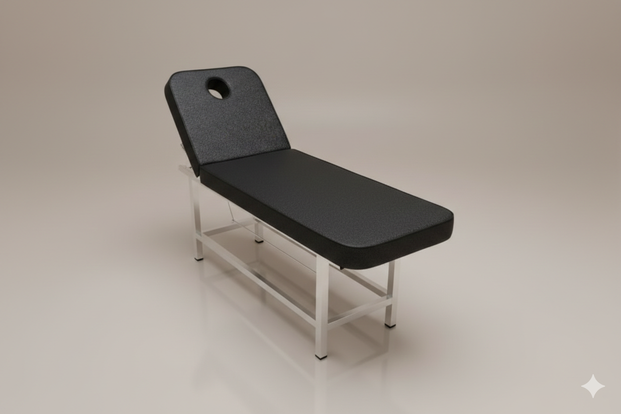 Professional Salon Facial Bed with Face Hole | Adjustable Beauty Treatment Table