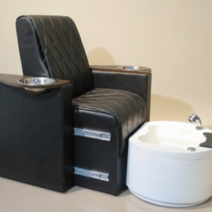 Professional Pedicure Spa Chair with Pull-Out Foot Spa Tub | Nail Salon Pedicure Chair