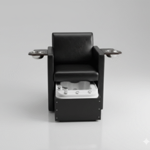 Professional Pedicure Spa Chair with Built-in Foot Spa | Manicure Pedicure Salon Chair