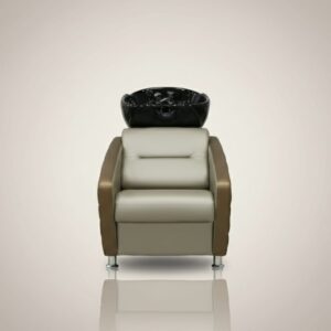 Premium Salon Shampoo Chair with Ceramic Basin | Professional Hair Wash Station