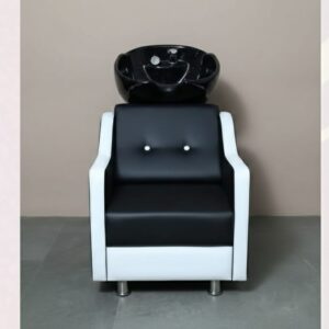 Modern Salon Shampoo Chair with Ceramic Basin | Professional Hair Wash Station