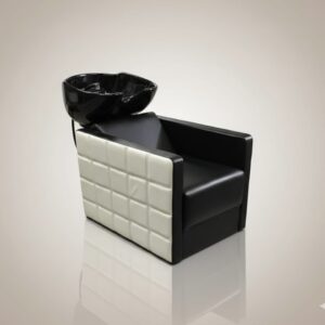 Modern Salon Shampoo Chair with Ceramic Basin | Professional Hair Wash Station