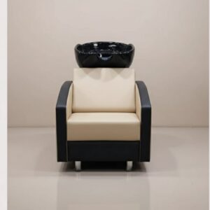 Professional Salon Shampoo Chair with Ceramic Basin | Hair Wash Station for Salon