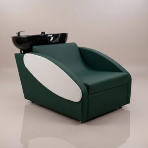 Modern Salon Shampoo Chair with Ceramic Basin | Luxury Hair Wash Station