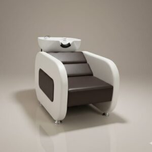Premium Salon Shampoo Chair with Ceramic Basin | Professional Hair Wash Station