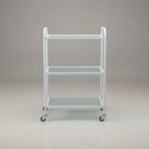 3-Tier Salon Trolley with Wheels | Professional Beauty Salon Storage Cart