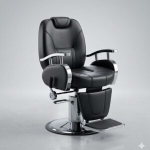 Classic Hydraulic Barber Chair (Black)